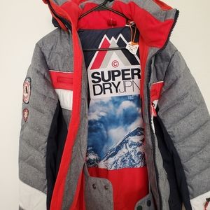 Men's Superdry Snow Sport Jacket with hood size 2XL
